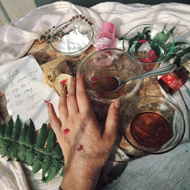 Woman applying natural skincare products to combat dry skin