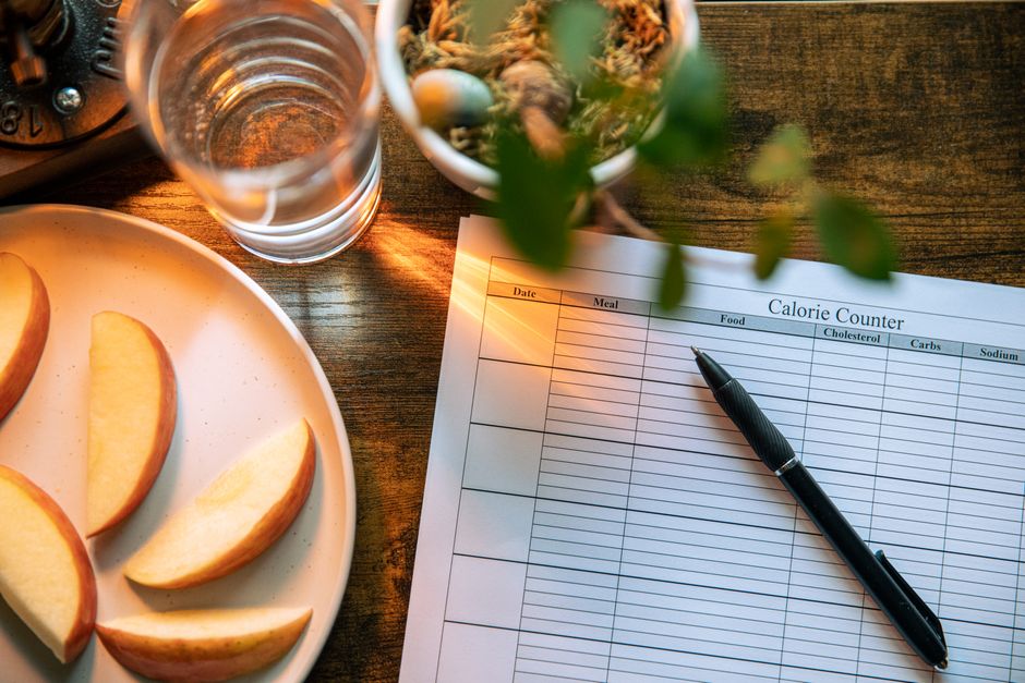 Ayurvedic diet food with herbs and spices on a wooden table